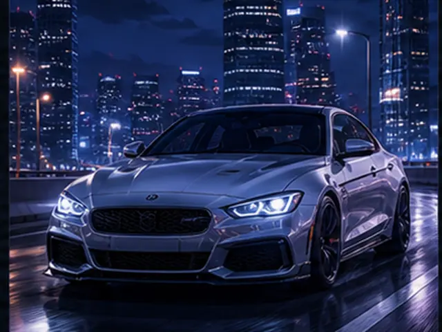 Stylized euro performance visual representing BMW M2 Competition Coupé in the Forza Horizon car list; original FH6Hub template, not an official game screenshot.