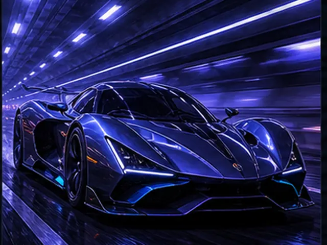 Stylized hypercar visual representing Koenigsegg CCGT in the Forza Horizon car list; original FH6Hub template, not an official game screenshot.