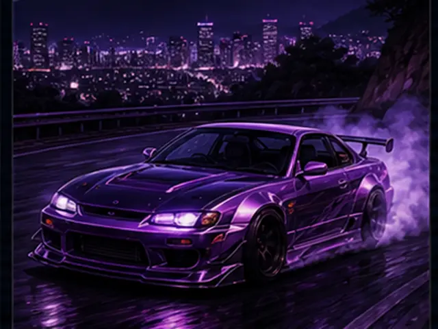 Stylized jdm drift visual representing Formula Drift #151 Toyota GR Supra in the Forza Horizon car list; original FH6Hub template, not an official game screenshot.