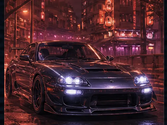 Stylized jdm sports visual representing Acura NSX Type S in the Forza Horizon car list; original FH6Hub template, not an official game screenshot.