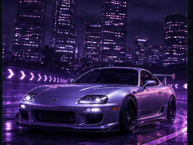 Stylized jdm sports visual representing Acura Integra A-Spec in the Forza Horizon car list; original FH6Hub template, not an official game screenshot.