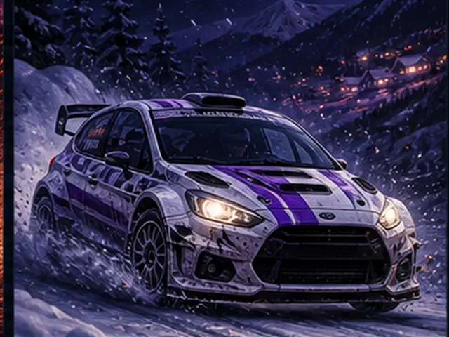 Stylized rally visual representing Lancia Delta S4 in the Forza Horizon car list; original FH6Hub template, not an official game screenshot.