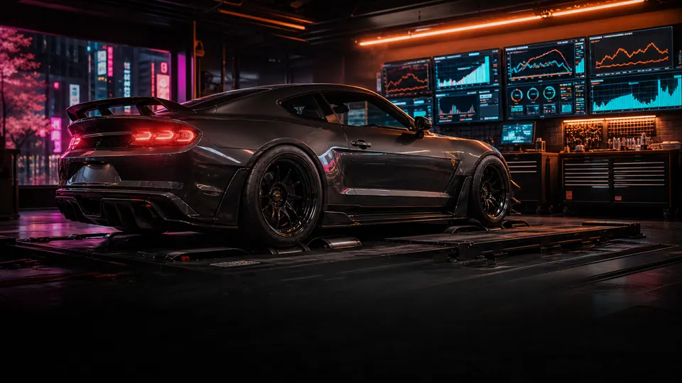 Forza Horizon 6 tuning codes card showing a dark performance garage for FH6 drift road rally and drag setups